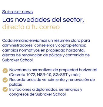 Las novedades del sector, directo a tu correo (2)